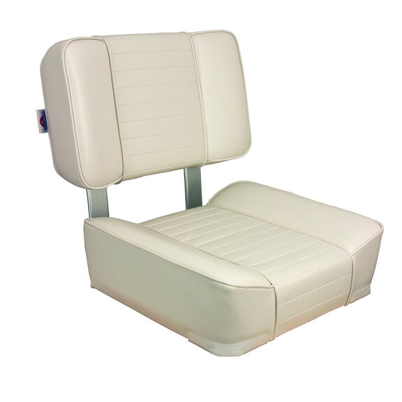 White Deluxe Upholstered Seat image number 0