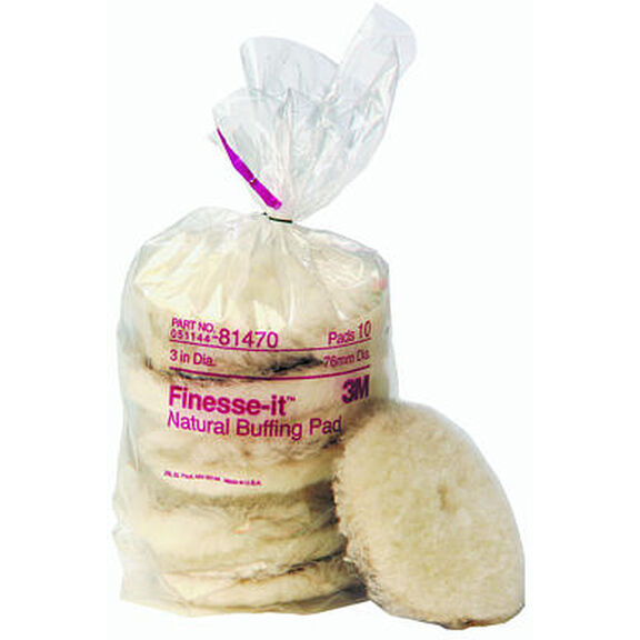 Finesse-it&trade; Natural Buffing Pads, 10 Pack image number 0