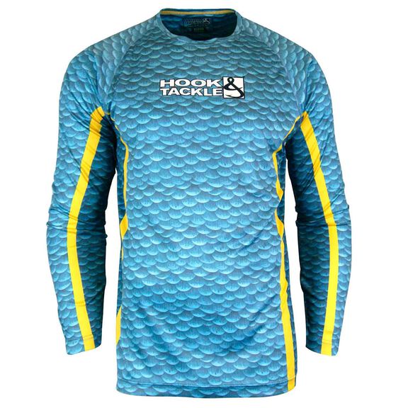 Men's Mahi Scales Hooded Shirt image number 0