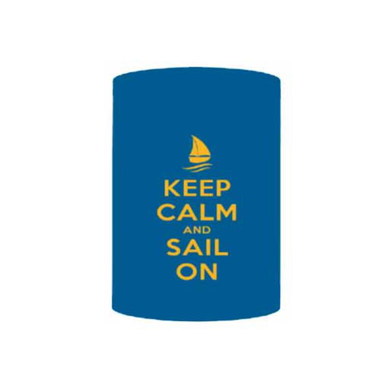 Keep Calm And Sail On Can Koozie image number 0