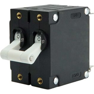 A-Series AC Double Pole Panel Mount Circuit Breakers
