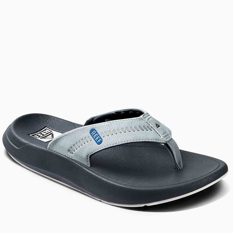 Reef Men's Swellsole Cruiser Sandals, in Grey/Light Grey/Blue, Size 10 | by West Marine