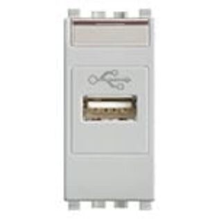 Vimar Eikon USB Data Connector Outlet with Screw Terminals, Next (Silver)