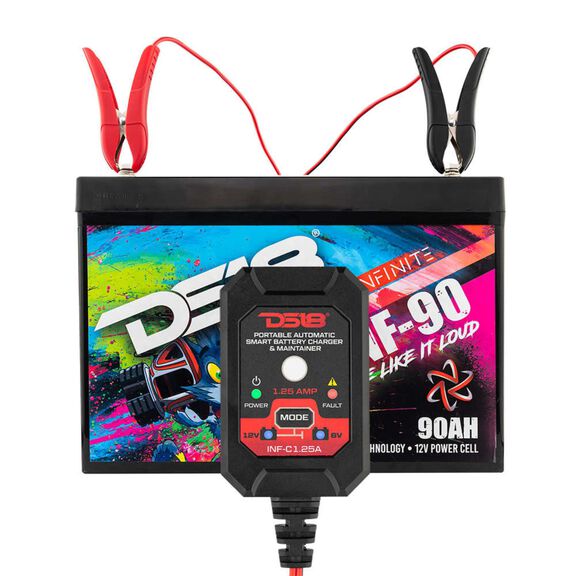6V/12V Portable Automatic Smart Battery Charger & Maintainer image number 4