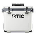 22 Quart Ultra-Tough Wheeled Hard-Sided Ice Chest Cooler, Fits 28 Cans, 6 Wine Bottles, White image number 0