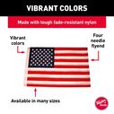 Sewn US 50 Star Flag, 16" x 24" image number 3