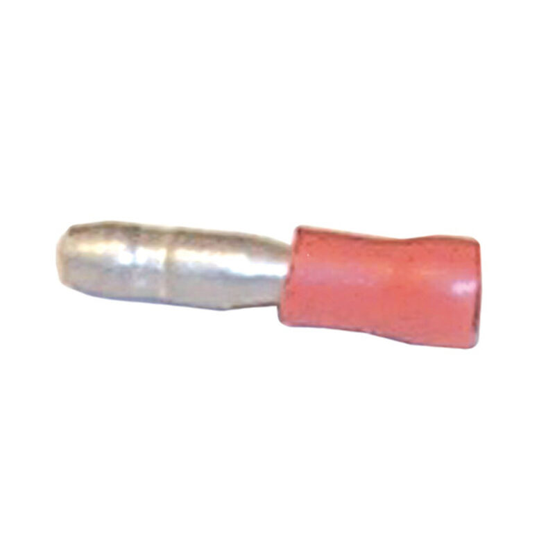 22-18 AWG Male Bullet Terminals, Red, 100-Pack image number 0
