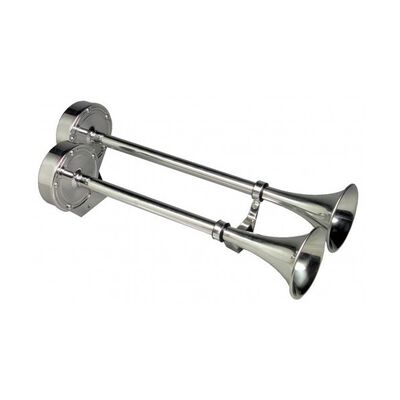 Deluxe Stainless Steel Waterproof Dual Trumpet