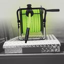 Flexzilla Manual Air Hose Reel Open Face Portable 3/8" 50' image number 4