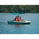 5-Seat Pedal Boat with Canopy, Teal image number 2