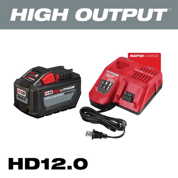 M18&trade; REDLITHIUM&trade; HIGH OUTPUT&trade; HD 12.0Ah Battery and Charger Starter Kit image number 0