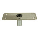 4" X 8" Standard Rectangular Base Satin Finish image number 0