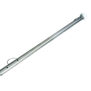 14" Stainless Steel Flagpole Staff Only