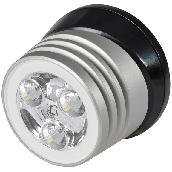 Zephyr LED Spreader/Deck Light, Brushed Black Base, White Non-Dimming image number 0