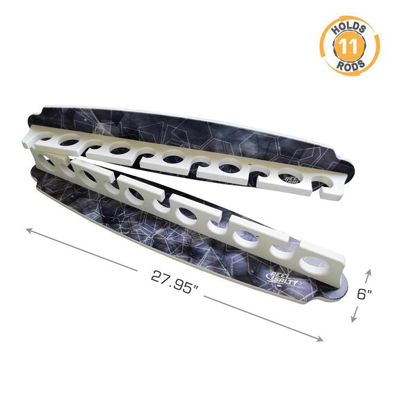 Reel Salty All Weather 2-In-1 11 Rod Wall Storage Rack image number 4