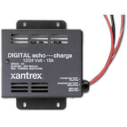 Xantrex 82-0123-01 Heart Echo Charge 12V 24V 15Amp 2 Bank Battery Charging Panel 