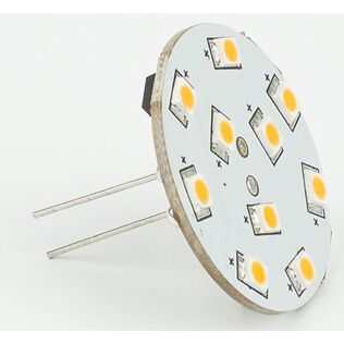 X-Beam LED Bulb, GU4, 10-30VDC, Cool - 10 x LED, Back Pin, Bulk Pkg