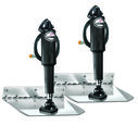 Standard Mount Electro-Polished Trim Tab Kit with 12x12 Plates image number 0