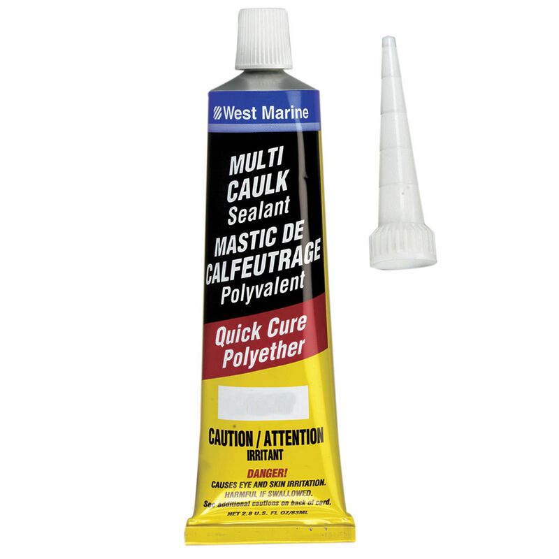 WEST MARINE Polyether MultiCaulk Sealant, Black, 2.8 oz. West Marine