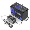 36V 60Ah Lithium Iron Phosphate Group 31 Trolling Motor Battery Kit with On-board 36V 10A High-Precision Lithium Battery Charger, Bluetooth Enabled image number 1