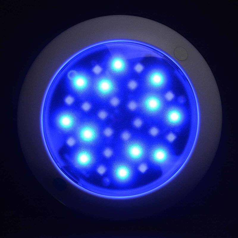 5 1/2" Waterproof LED Dome Light, Blue/White image number 3