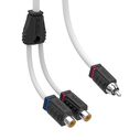 RCA Marine Grade Tinned 100% Copper OFC Y Connector 2 Female to 1 Male image number 1