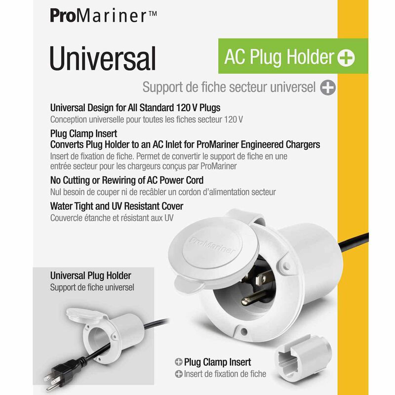 PROMARINER Universal AC Plug Holder West Marine