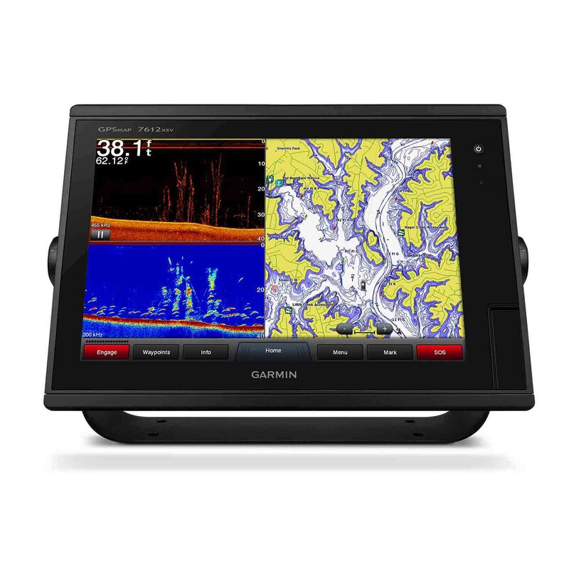 GPSMAP 7612xsv Multifunction Display with J1939 Port and U.S. BlueChart g2 and LakeVu HD Inland Charts image number 2