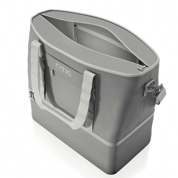 2-in-1 Chillout Bag, Hybrid Cooler Bag with Cooler Compartment, Grey image number 1