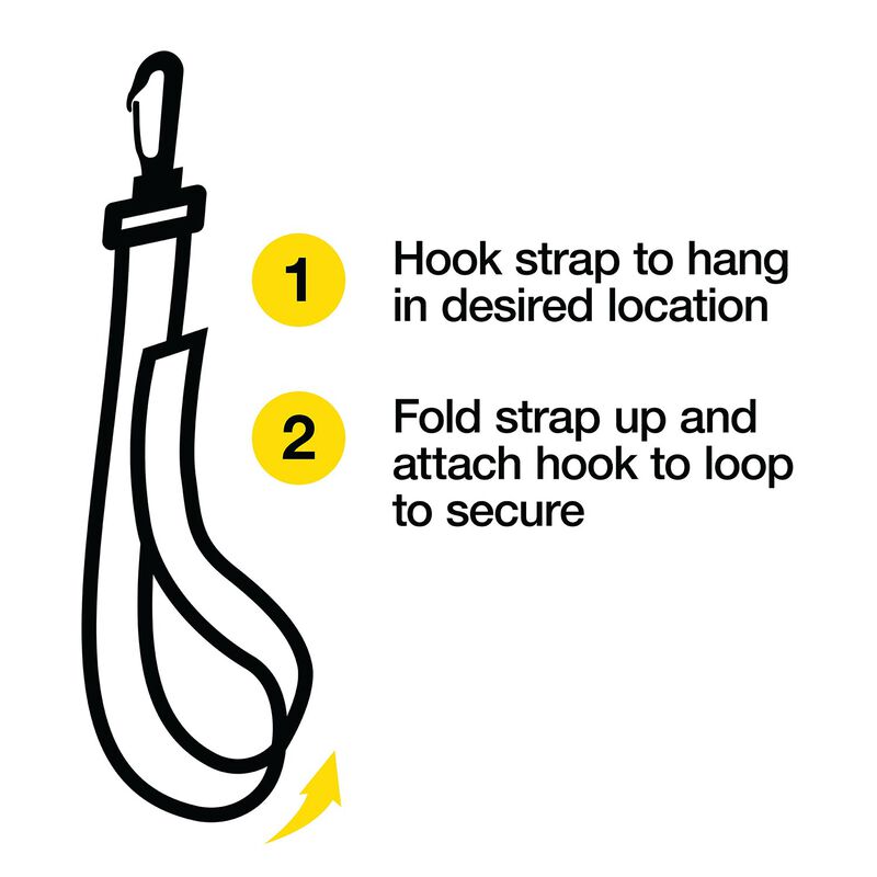 WRAPIT STORAGE 14" Swivel Hook Straps, 2Pack West Marine