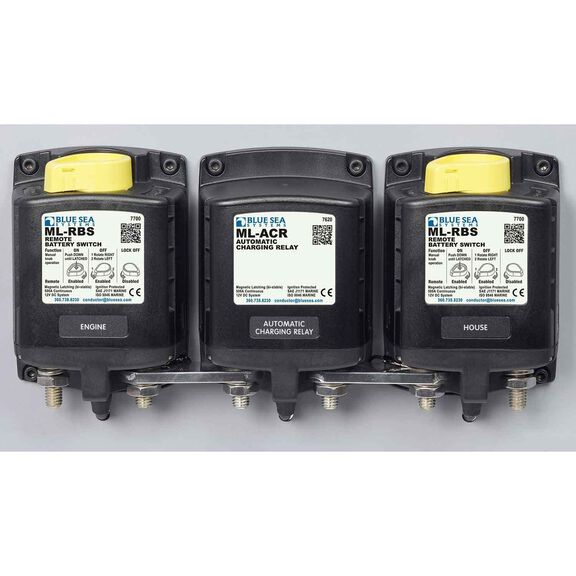 ML-ACR Automatic Charging Relay with Manual Control, 12V image number 1