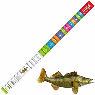 Walleye Release Ruler Decal 36in x 2in