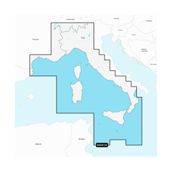 Garmin Navionics+ EU012R Mediterranean Sea, Central and West, Electronic Chart image number 0