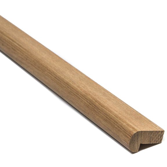 Teak Edge Molding, Straight Length,13/16"x 1 3/8" x 5' image number 1