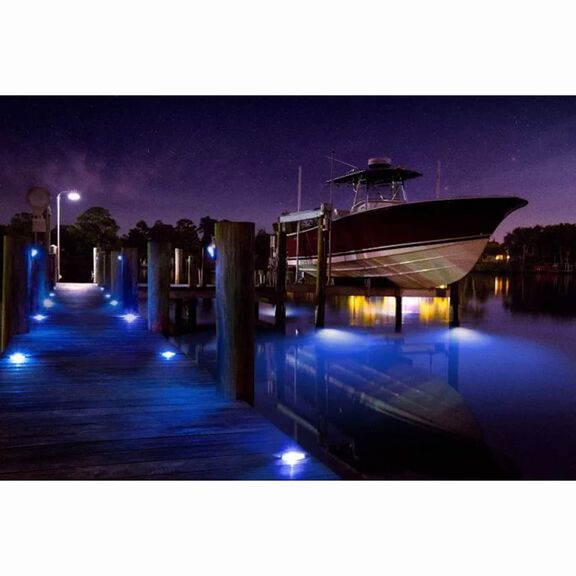 Kraken Underwater Dock Lighting System, 6,000 Lumen, White/Blue image number 2