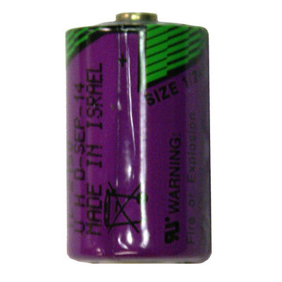Rechargeable 1/2 AA Lithium Battery