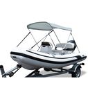 Collapsible/Removable 2-Bow Bimini Top, 53"-62" W x 42" H x 5'6" L image number 1