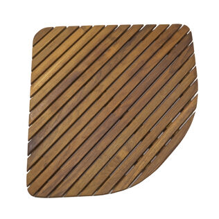 Shower Mat with Oiled Finish, Triangle