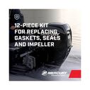 Mercury Water Pump Impeller Repair Kit 19453T2 for Mercury 50 and 60hp TwoStroke Outboards with Standard Gearcase image number 5