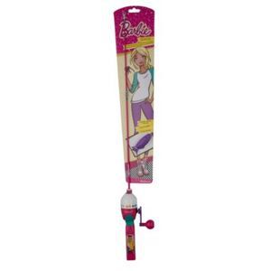 Barbie Spincast Rod and Reel Packaged Combo Kit 
