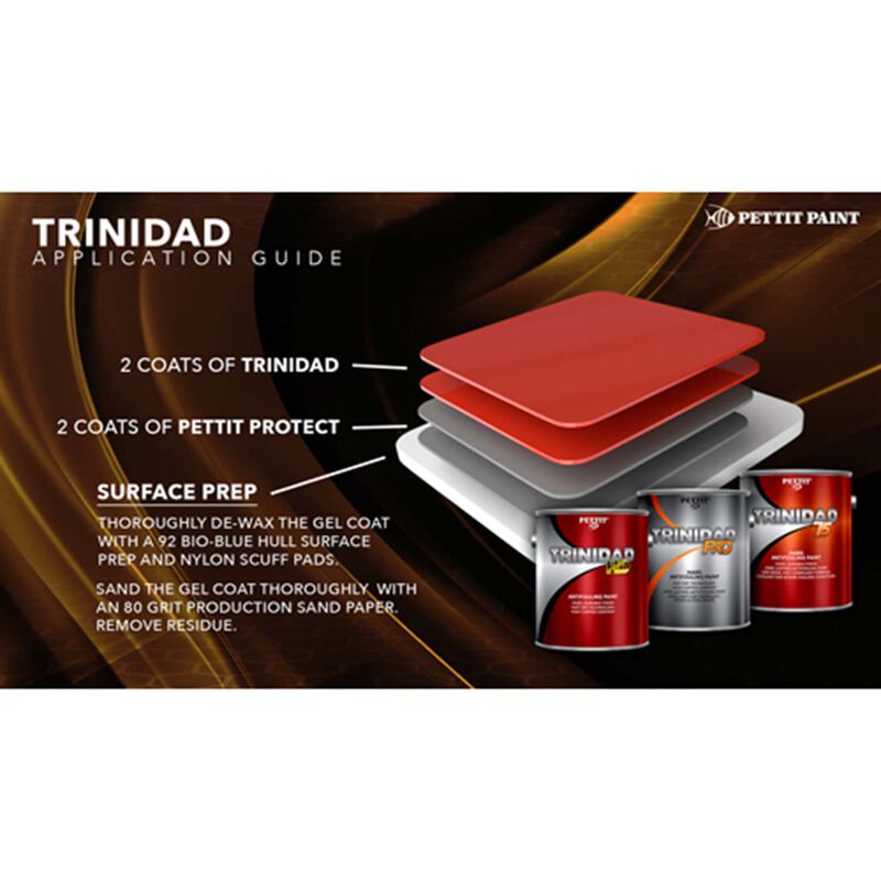 Trinidad 75 Antifouling Paint, Black, Gallon image number 1