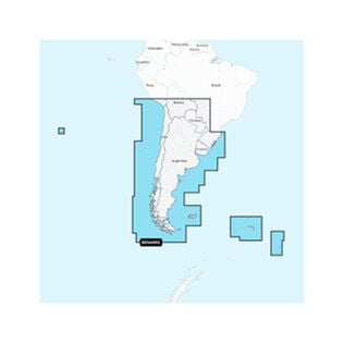 Garmin Navionics+ SA005L Chile, Argentina and Easter Island, Electronic Chart