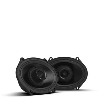 Wet Sounds ZERO 57 XZ-B 5.7-Inch High Output Component Style Coaxial Speakers with Horn-Loaded Tweeter in Black