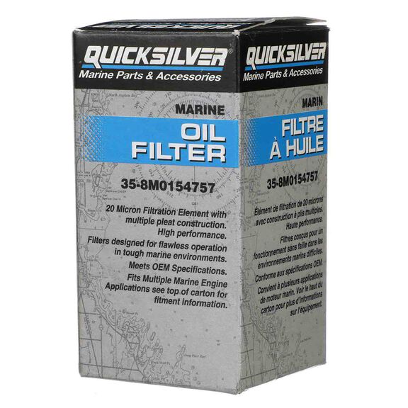 Quicksilver 8M0154757 Oil Filter image number 2