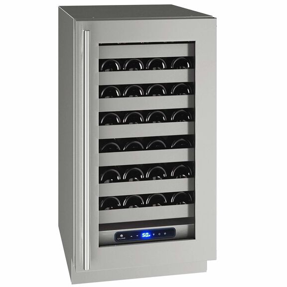 18" 5 Class Stainless Wine Captain with Lock, Right Hinged image number 0