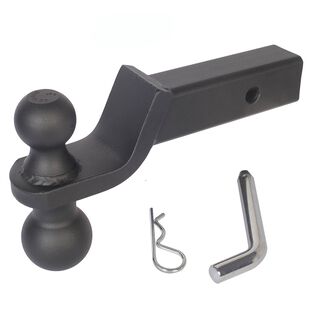 Blackout Series 6,000 lbs/7,500 lbs Reversible Ball Mount, 2" & 2-5/16" Ball, 2" Drop