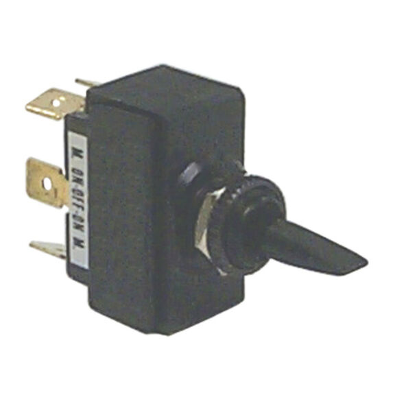 Toggle Switch, Mom On-Off-Mom On, DPDT image number 0