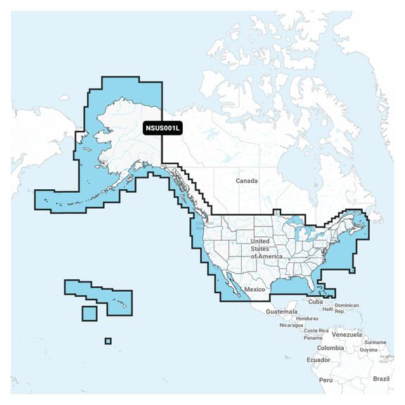 Navionics+ US001L U.S. & Coast Canada Electronic Chart image number 0