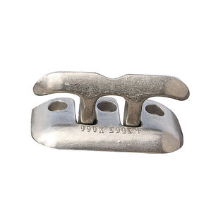 8" Polished Aluminum Flip-Up Dock Cleat
