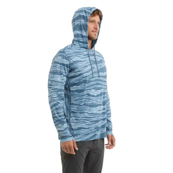 Men's Vaportek Wahoo Camo Hooded Shirt image number 3